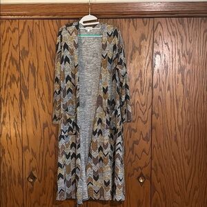 LuLaRoe Multicolor Chevron Cardigan